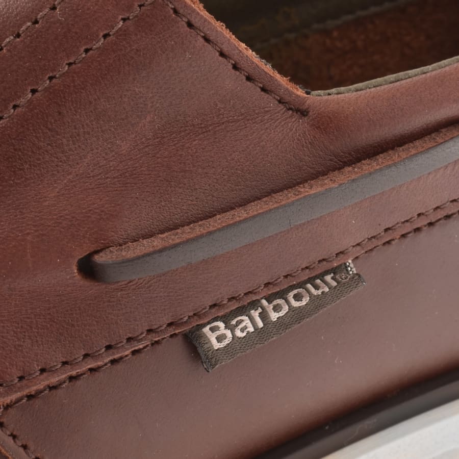 Image number 4 for Barbour Rothley Boat Shoes Brown