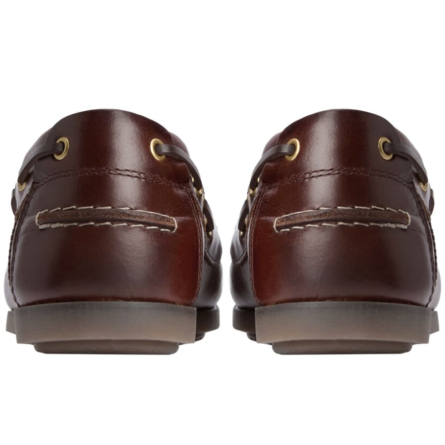 Image number 2 for Barbour Wake Boat Shoes Brown