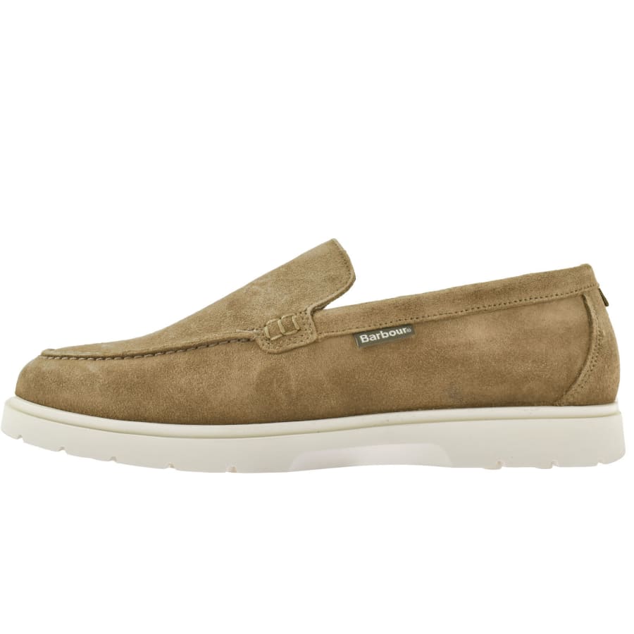 Image number 1 for Barbour Carty Loafer Shoes Brown