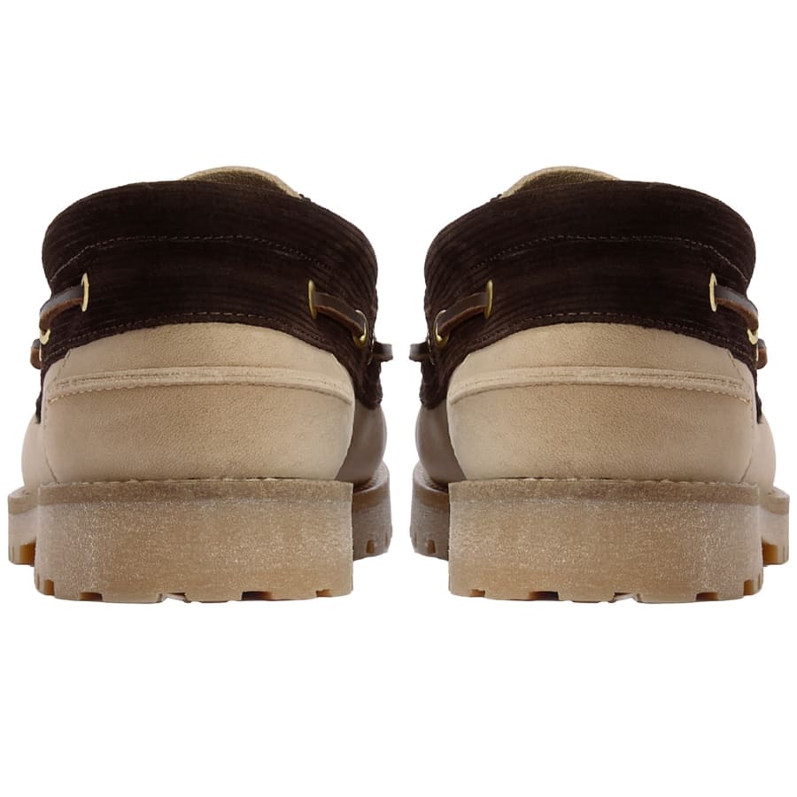 Image number 2 for Barbour Deck Boat Shoe Beige
