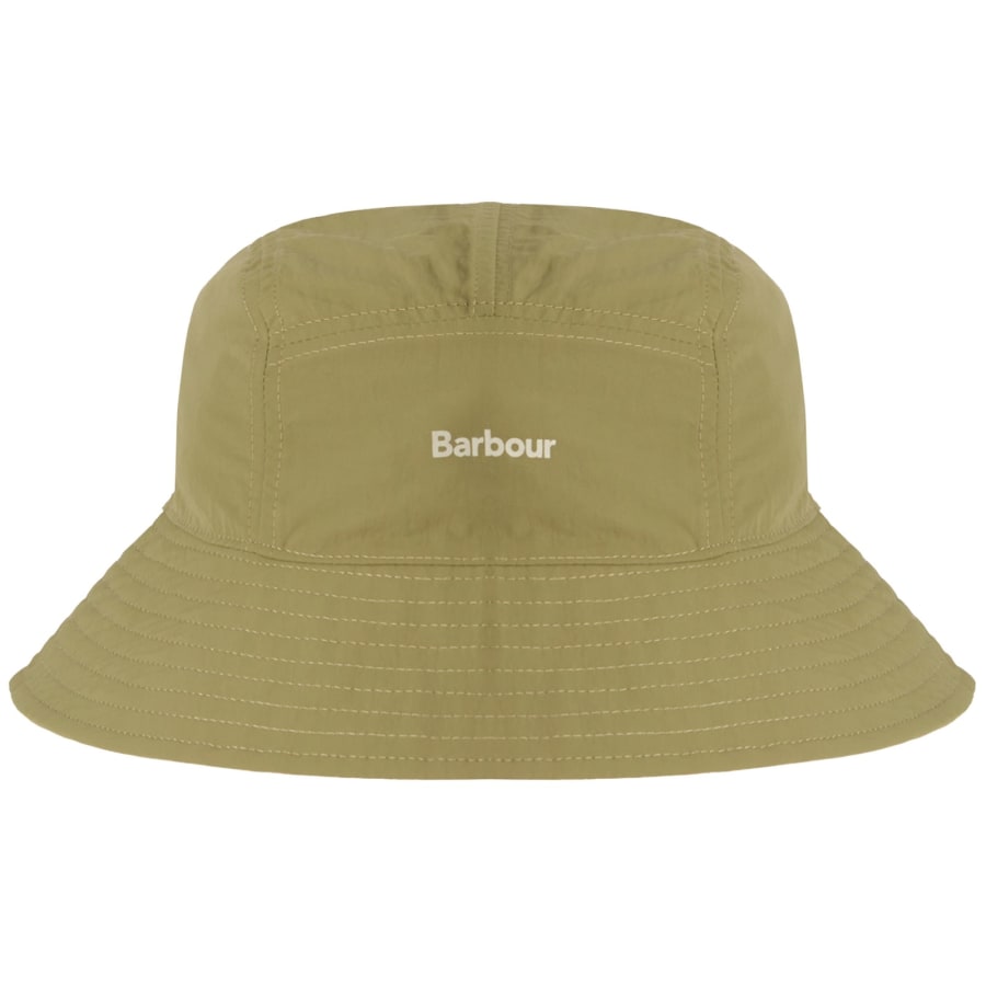 Image number 2 for Barbour Festival Reversible Bucket Hat Green