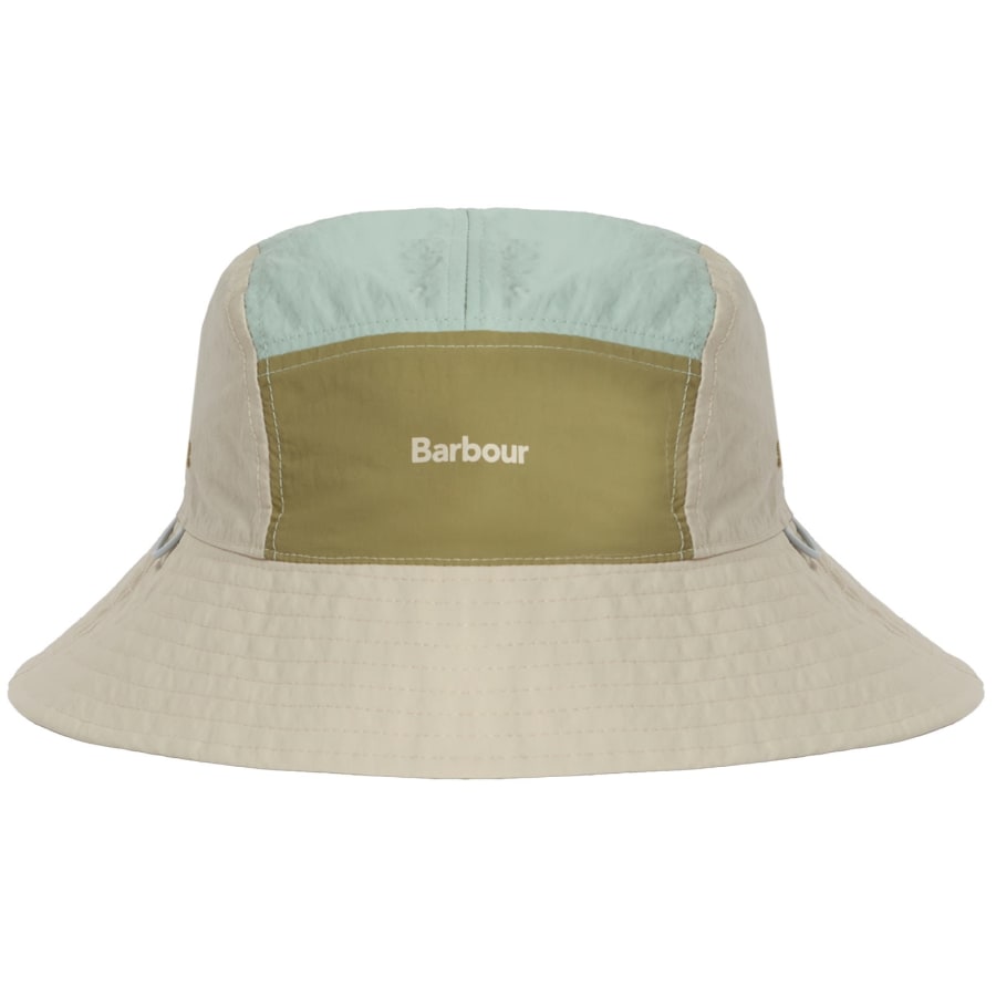 Image number 4 for Barbour Festival Reversible Bucket Hat Green