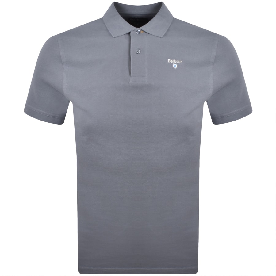 Image number 1 for Barbour Original Sports Polo T Shirt Blue