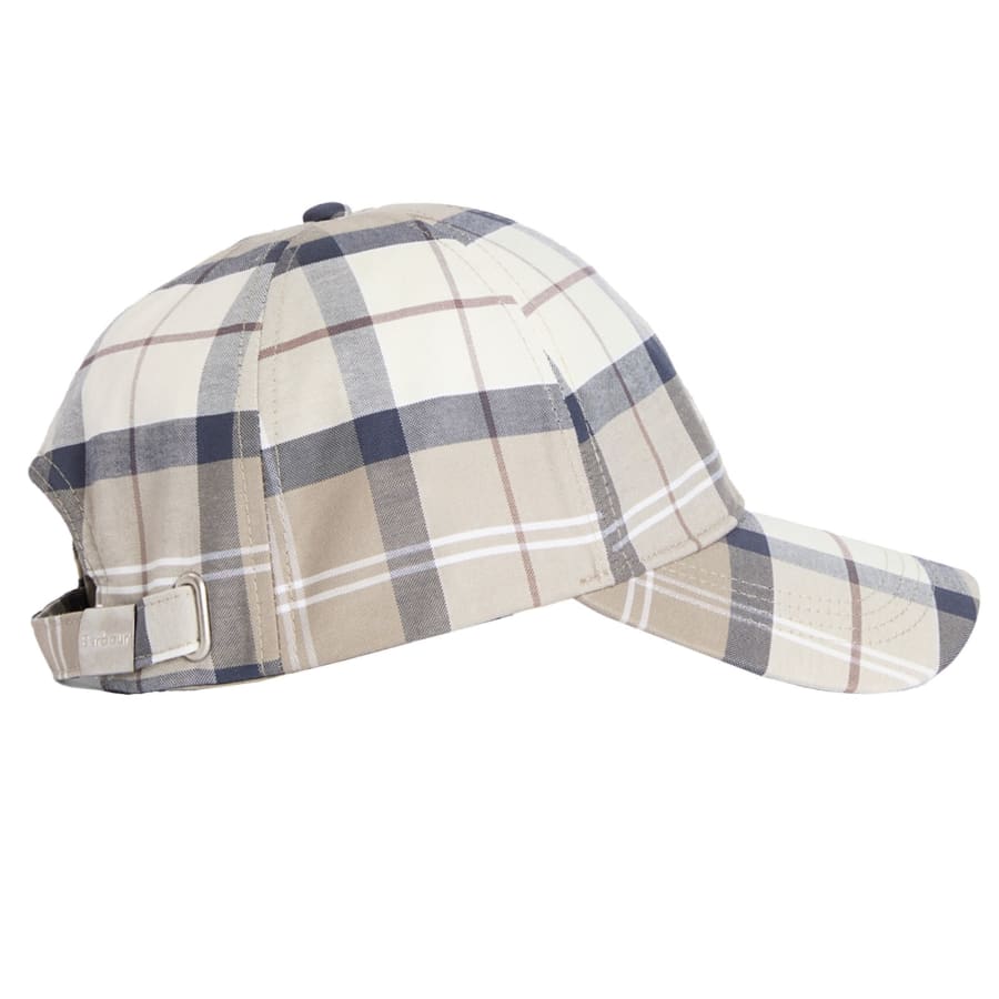 Image number 2 for Barbour Tartan Sports Cap Beige