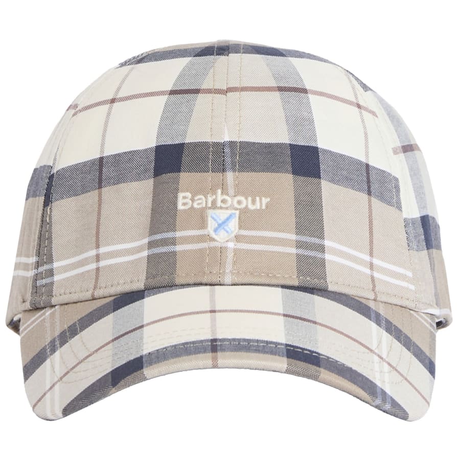 Image number 1 for Barbour Tartan Sports Cap Beige