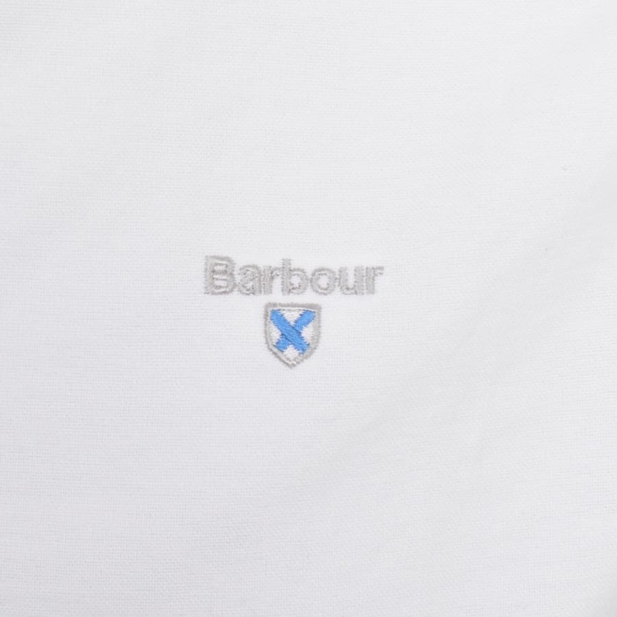 Image number 3 for Barbour Short Sleeved Oxtown Shirt White