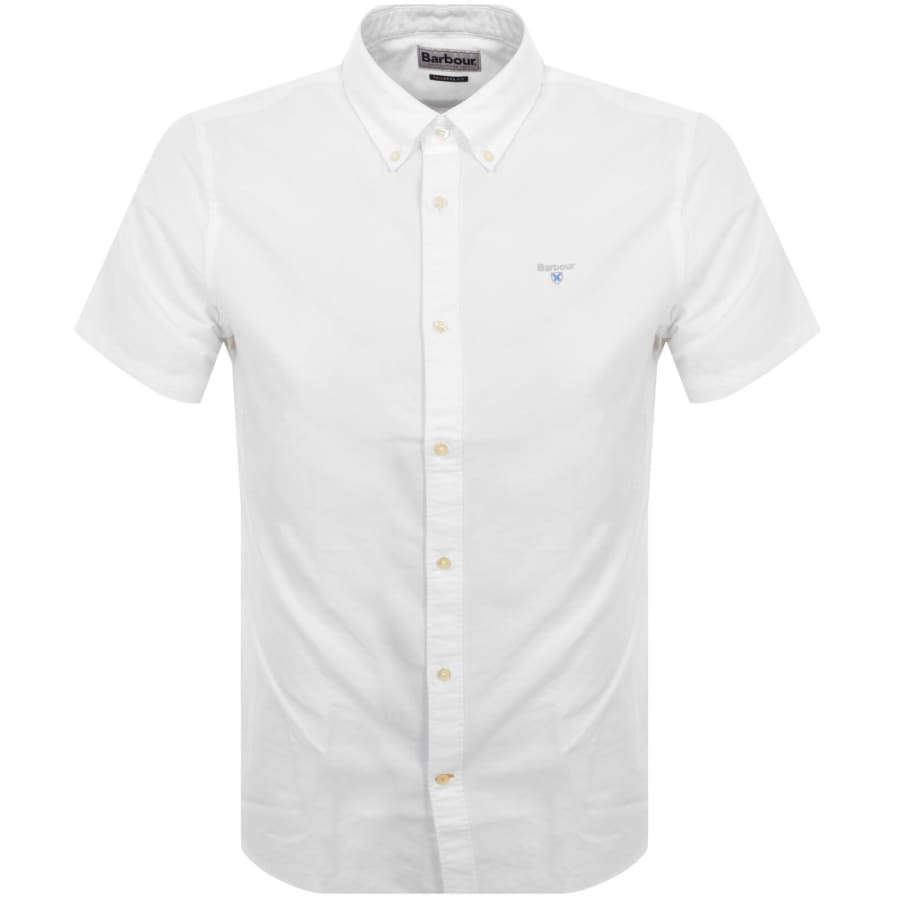 Image number 1 for Barbour Short Sleeved Oxtown Shirt White