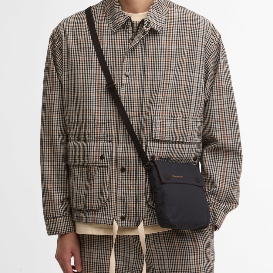 Image number 5 for Barbour Transport Crossbody Bag Navy