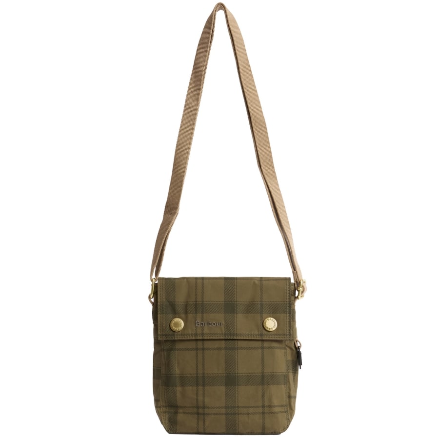 Image number 2 for Barbour Transport Crossbody Bag Green