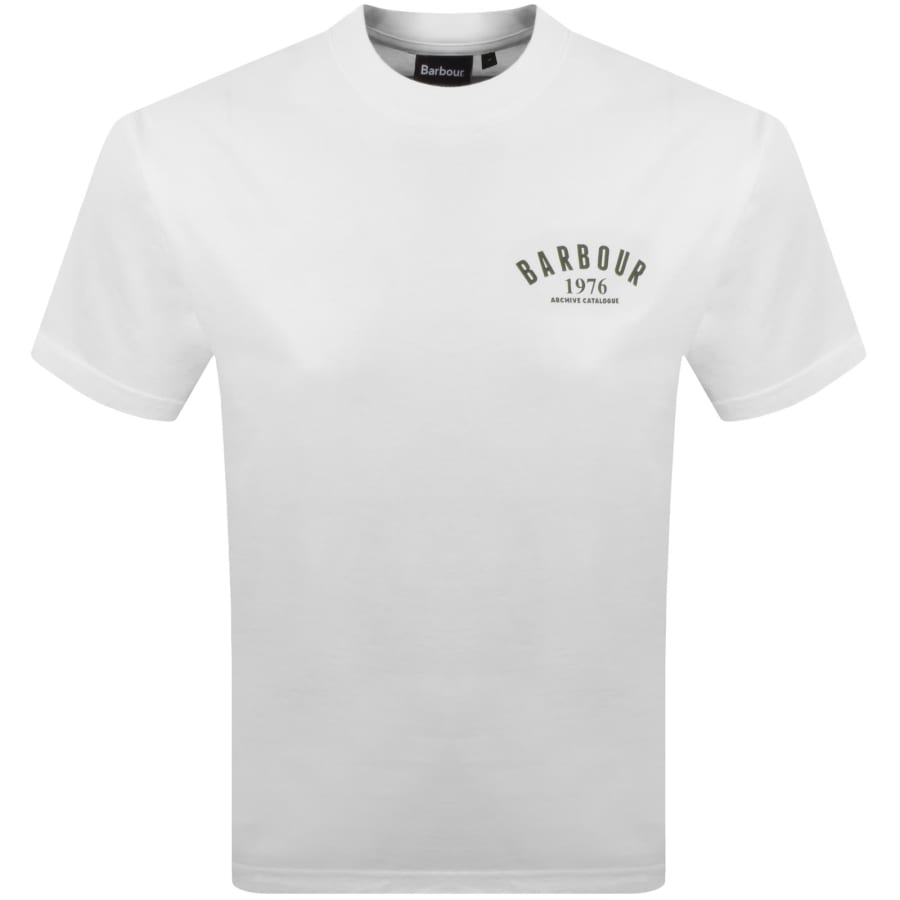 Image number 2 for Barbour 1976 T Shirt White