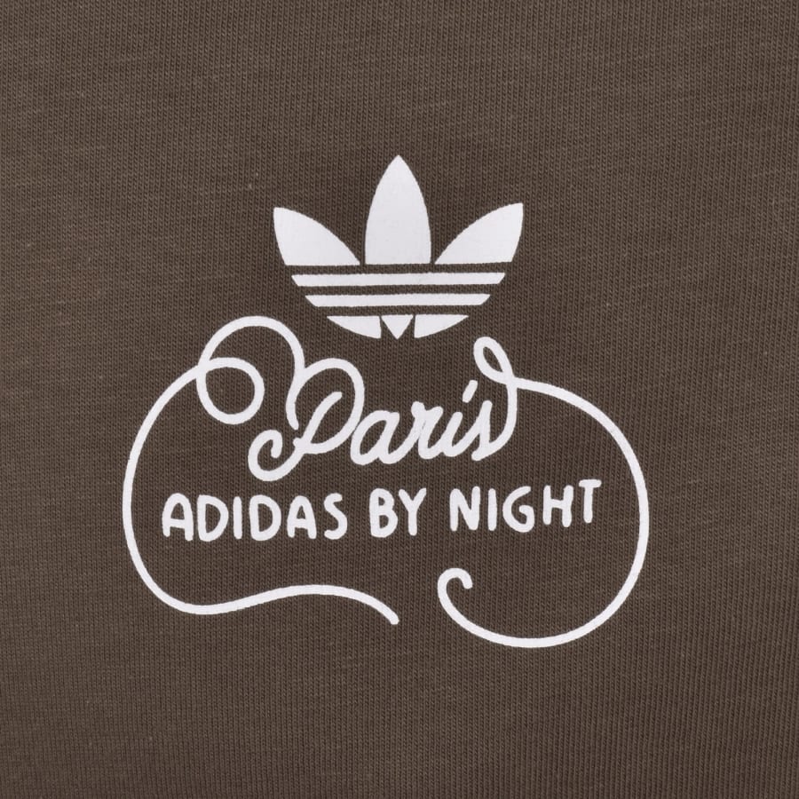 Image number 4 for adidas Originals Paris View T Shirt Brown