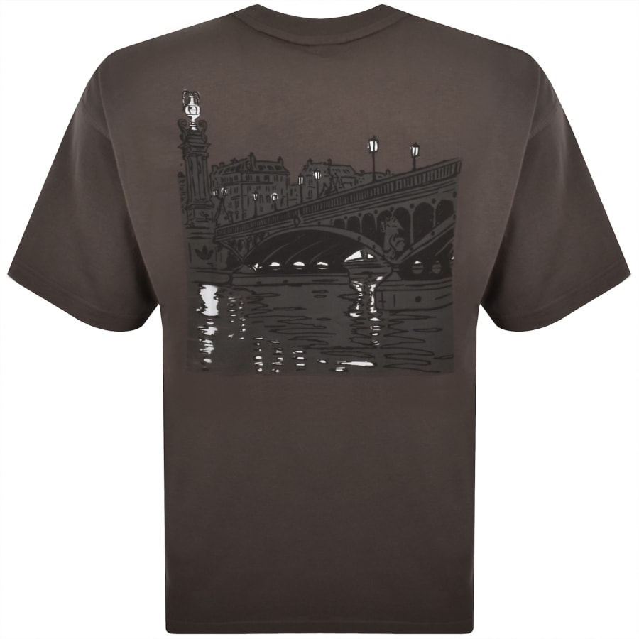 Image number 5 for adidas Originals Paris View T Shirt Brown