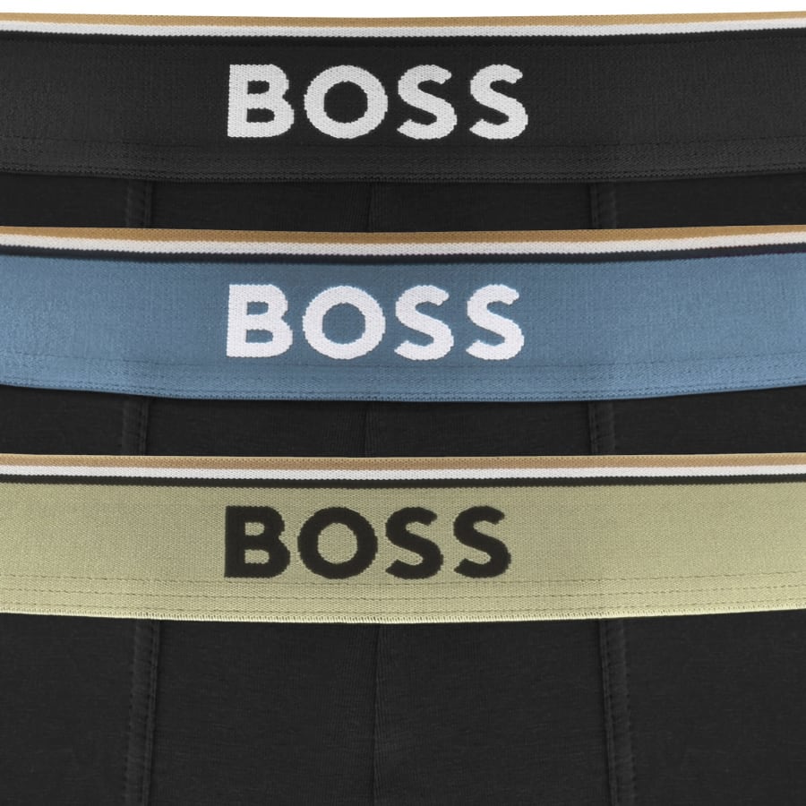 Image number 5 for BOSS Underwear 3 Pack Power Trunks Black