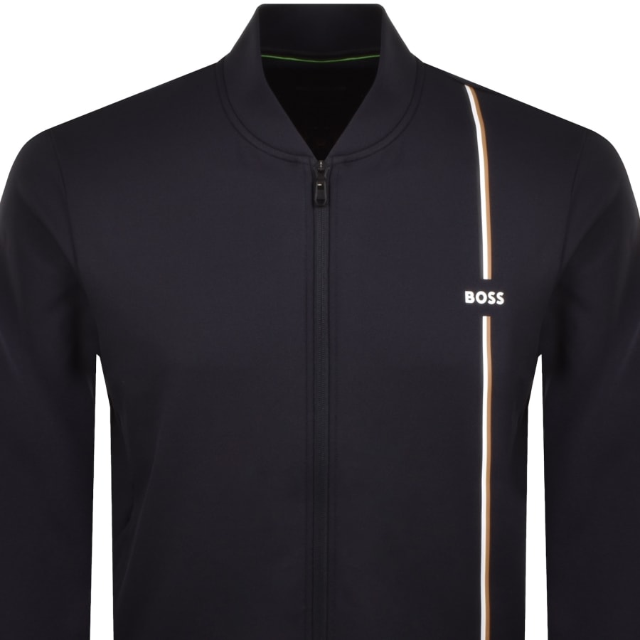 Image number 2 for BOSS TOC Game Full Zip Sweatshirt Dark Blue