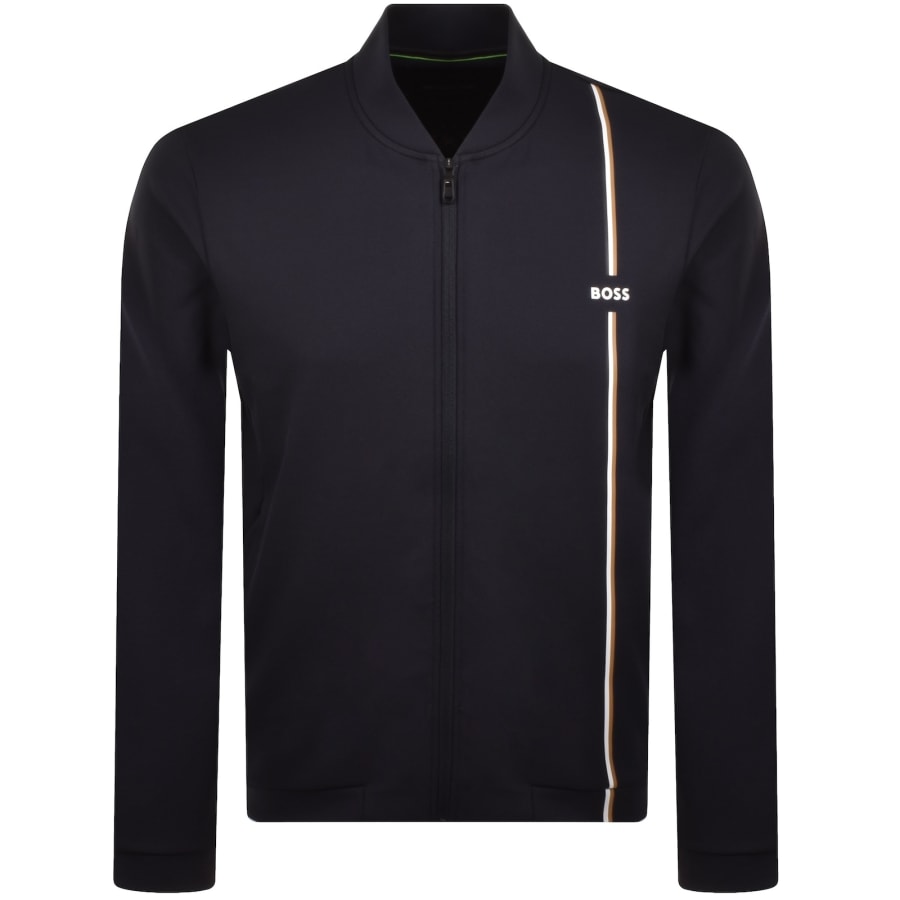 Image number 1 for BOSS TOC Game Full Zip Sweatshirt Dark Blue