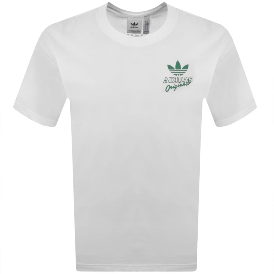 Image number 2 for adidas Originals Diner GFX T Shirt White