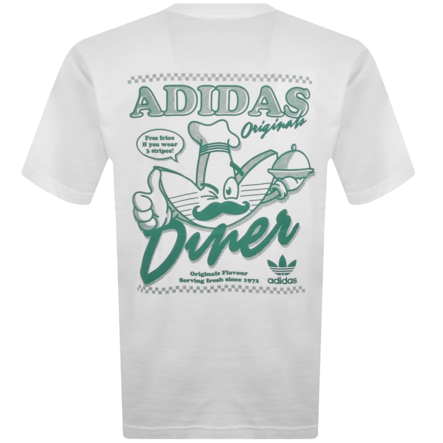 Image number 5 for adidas Originals Diner GFX T Shirt White