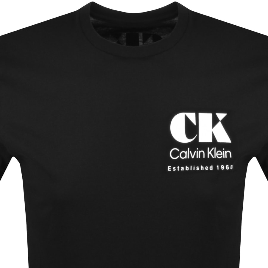 Image number 3 for Calvin Klein Jeans Graphic T Shirt Black