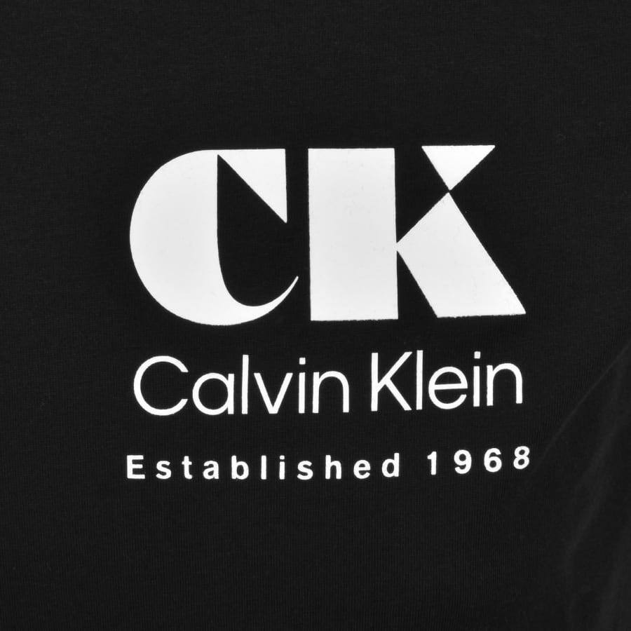 Image number 4 for Calvin Klein Jeans Graphic T Shirt Black