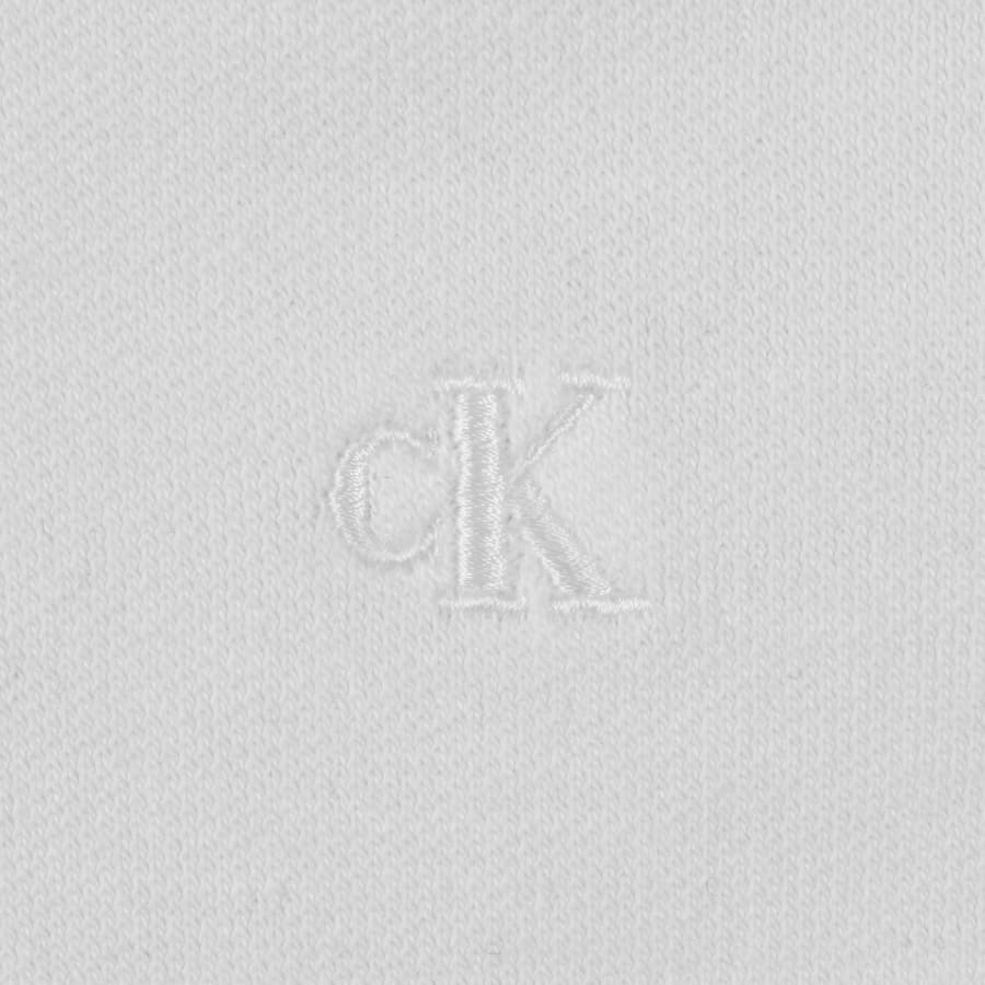 Image number 3 for Calvin Klein Refined Pique Polo T Shirt White