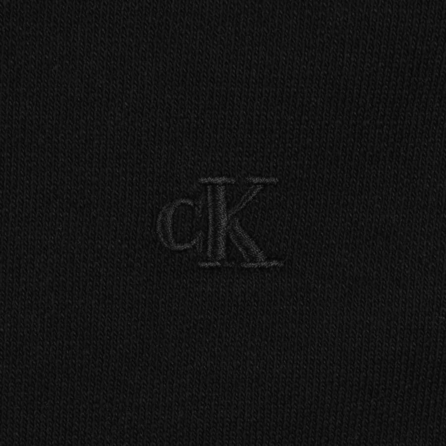 Image number 3 for Calvin Klein Refined Pique Polo T Shirt Black