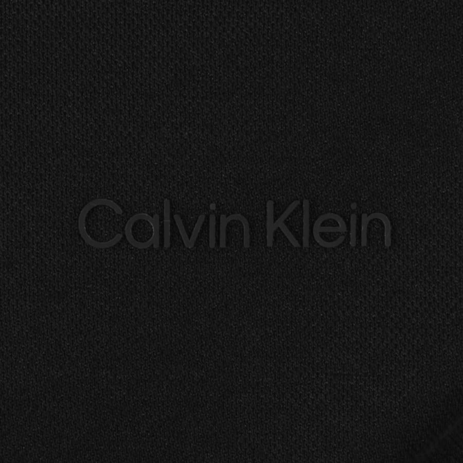 Image number 3 for Calvin Klein Tech Interlock Polo Black