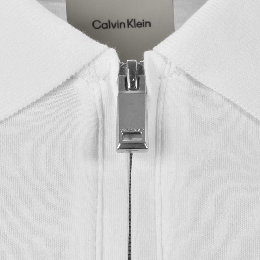 Image number 4 for Calvin Klein Supima Cotton Polo White