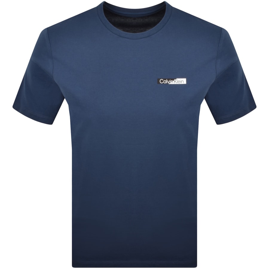 Image number 2 for Calvin Klein Graphic Logo T Shirt Blue