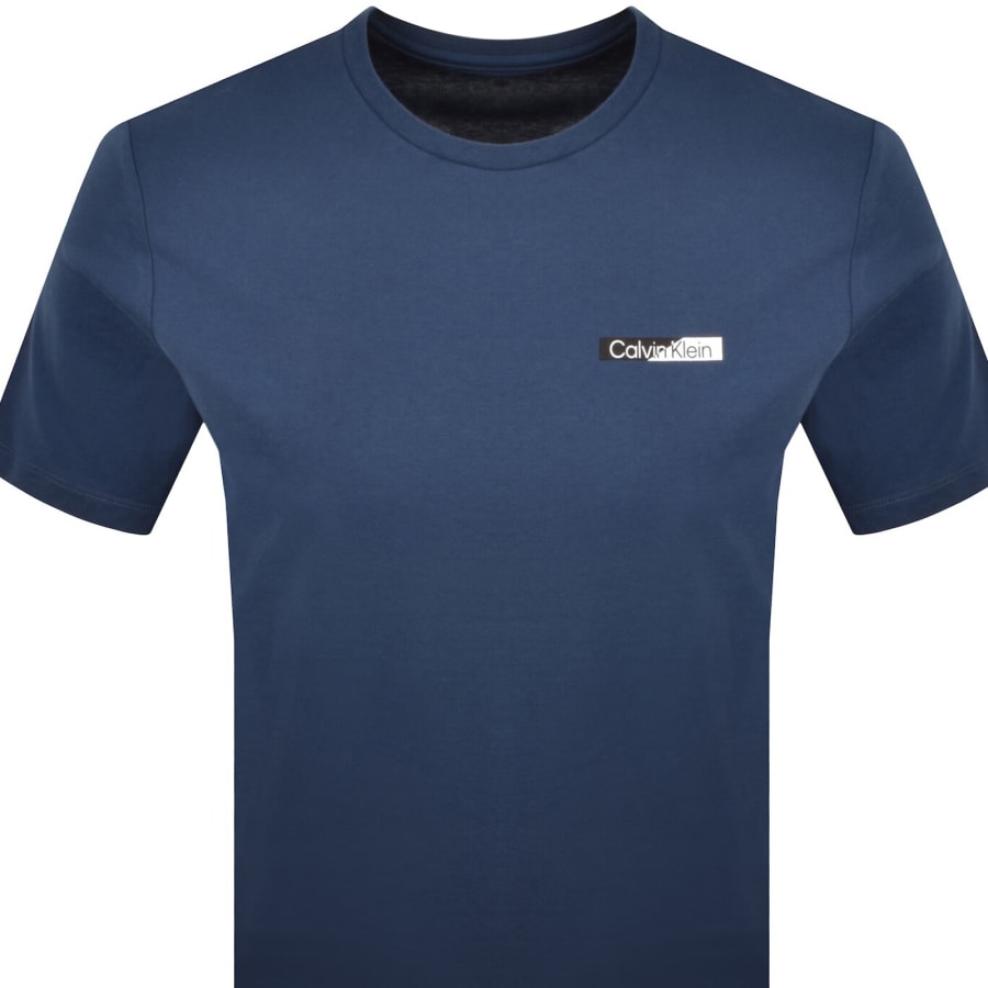 Image number 3 for Calvin Klein Graphic Logo T Shirt Blue