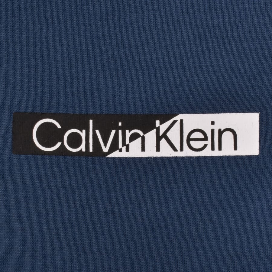 Image number 4 for Calvin Klein Graphic Logo T Shirt Blue
