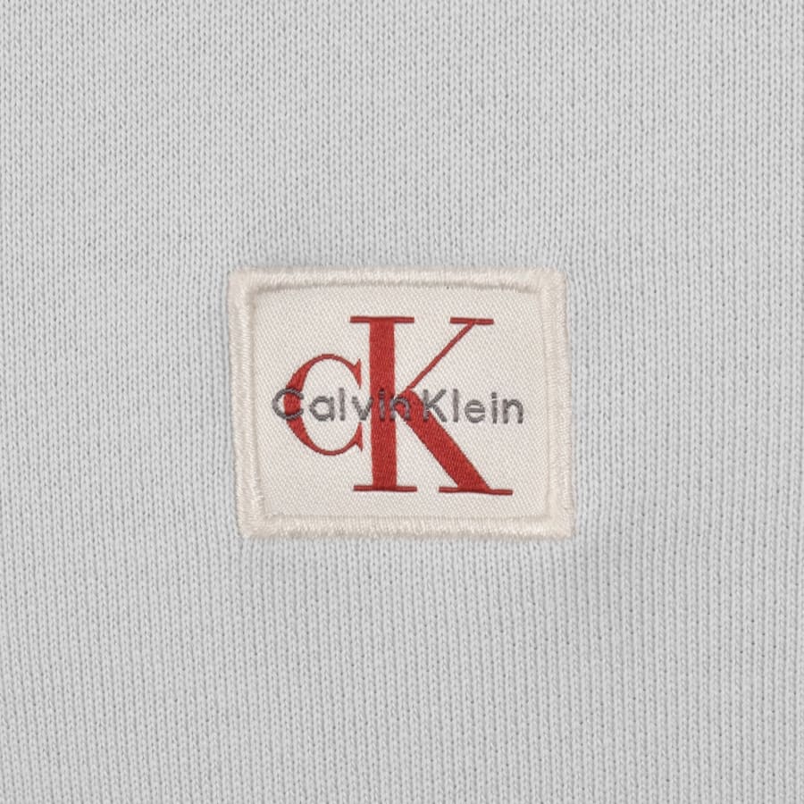 Image number 3 for Calvin Klein Jeans Badge Sweatshirt Grey