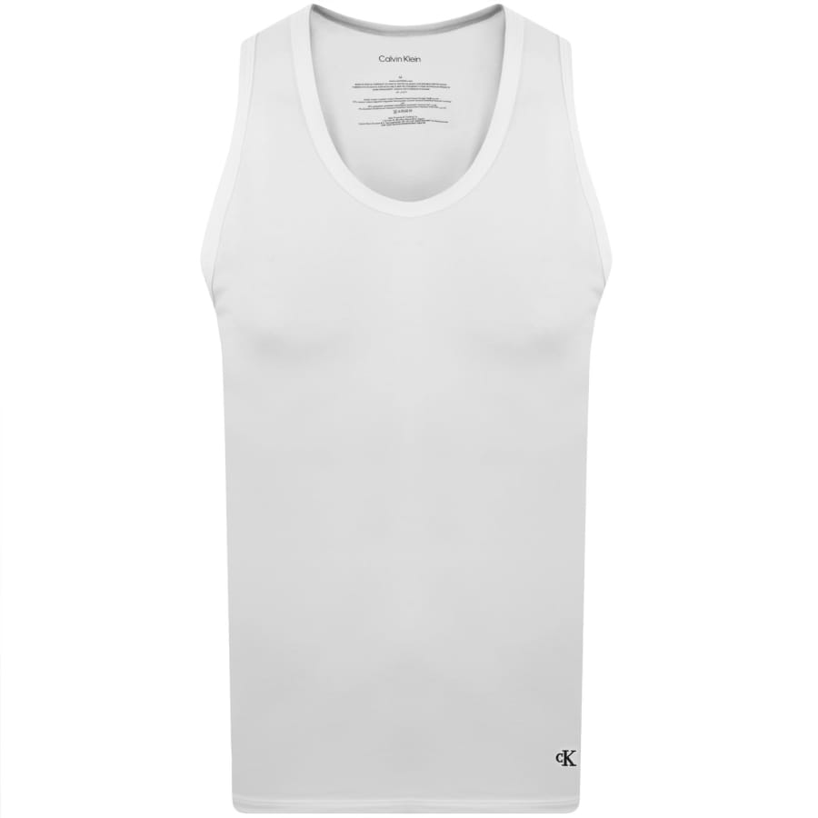 Image number 2 for Calvin Klein 3 Pack Vests Black