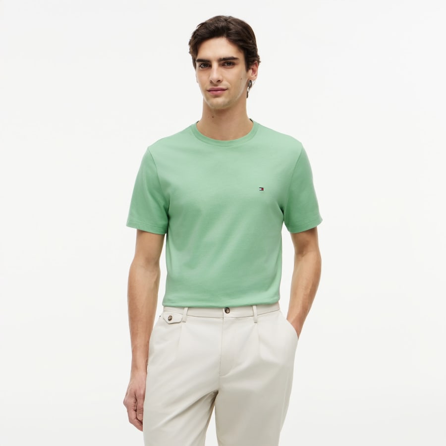Image number 4 for Tommy Hilfiger Essential Solid T Shirt Green
