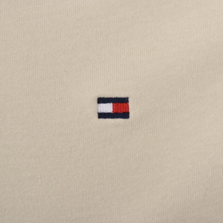 Image number 3 for Tommy Hilfiger Essential Solid T Shirt Beige