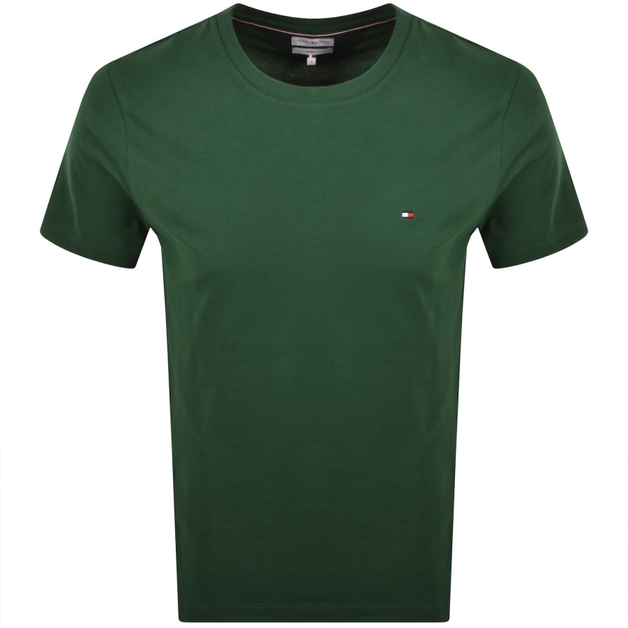 Image number 1 for Tommy Hilfiger Essential Solid T Shirt Green