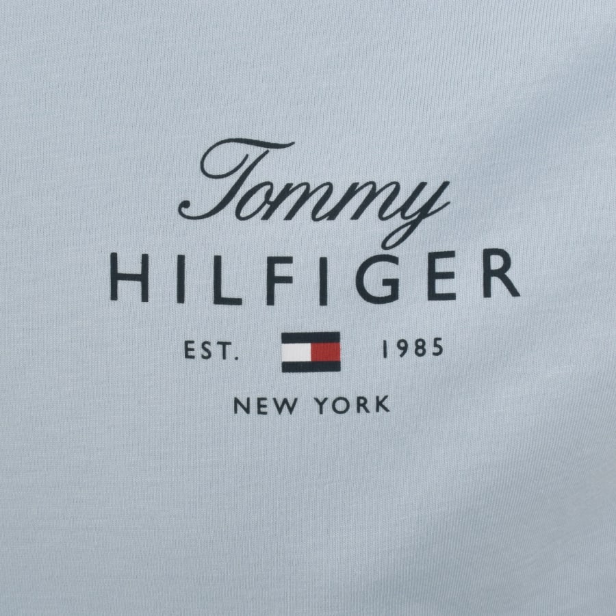 Image number 3 for Tommy Hilfiger Script Stack T Shirt Blue
