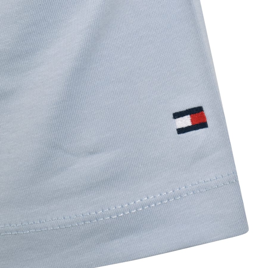 Image number 4 for Tommy Hilfiger Script  Logo T Shirt Blue