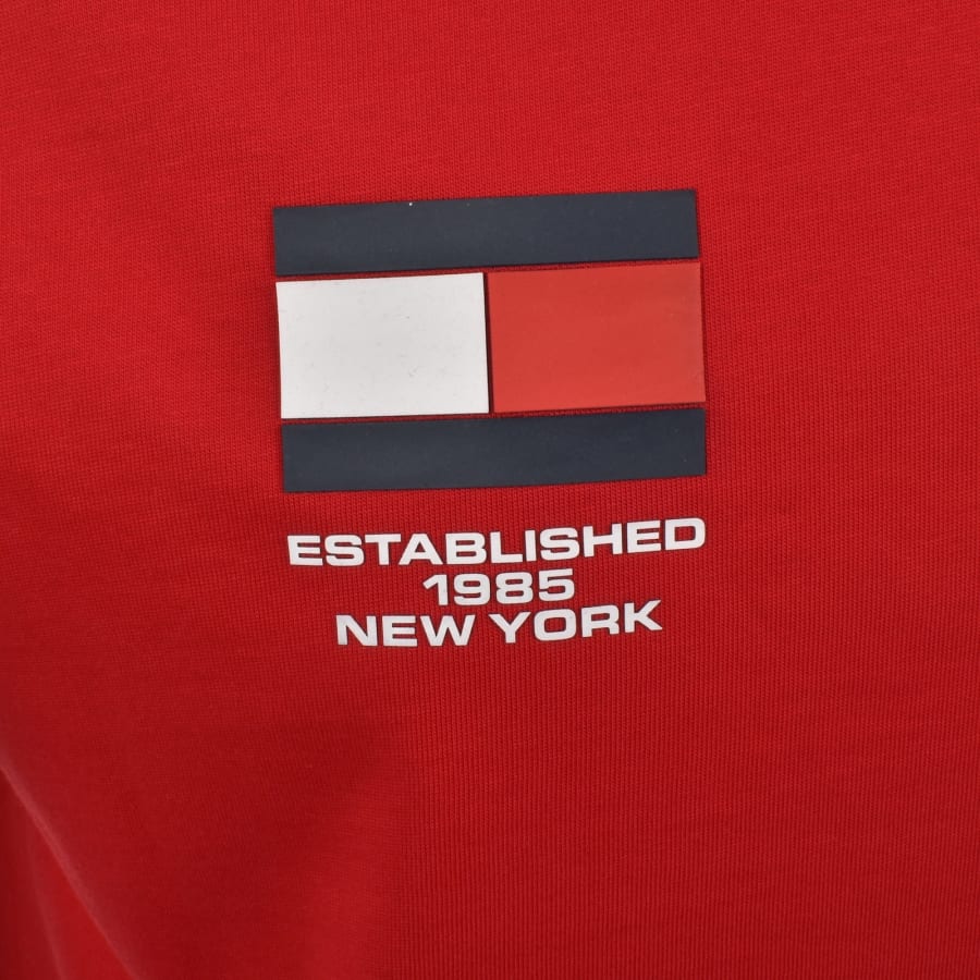 Image number 3 for Tommy Hilfiger Countries Relaxed T Shirt Red