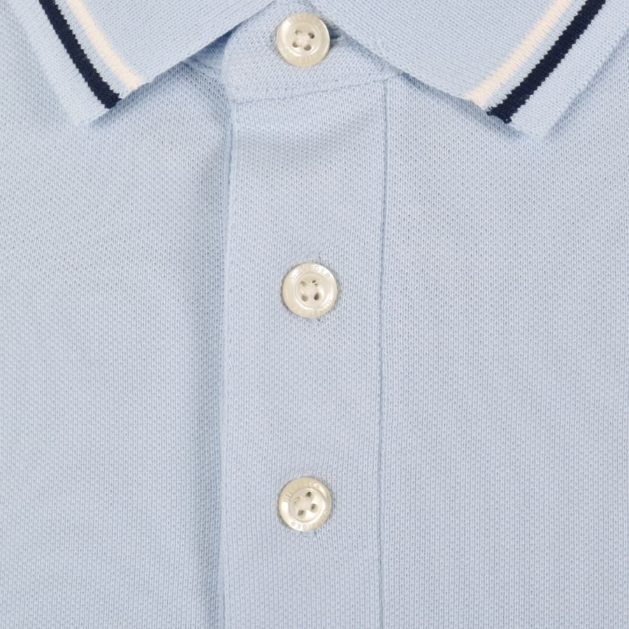 Image number 4 for Tommy Hilfiger Tipped Polo T Shirt Blue