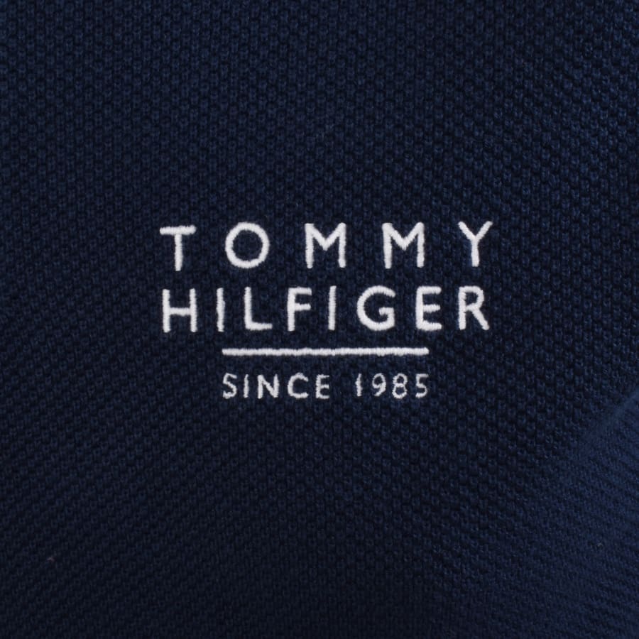 Image number 3 for Tommy Hilfiger Knit Polo Carbon Navy