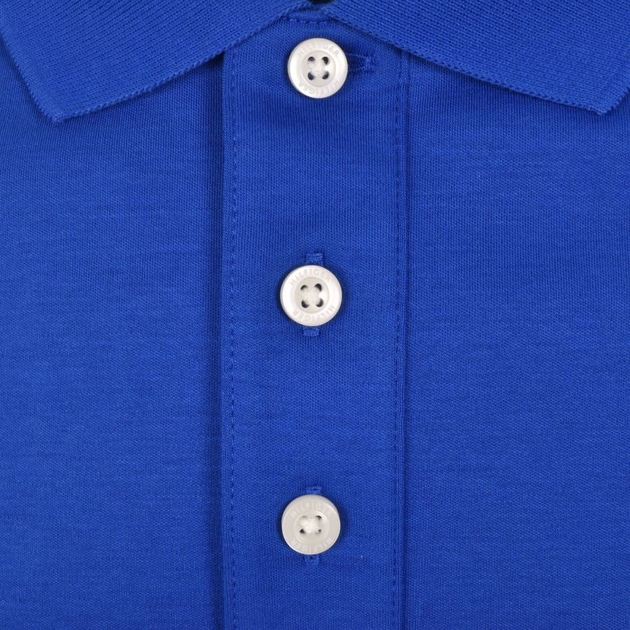 Image number 4 for Tommy Hilfiger Liquid Flag Cuff Polo Regal Blue