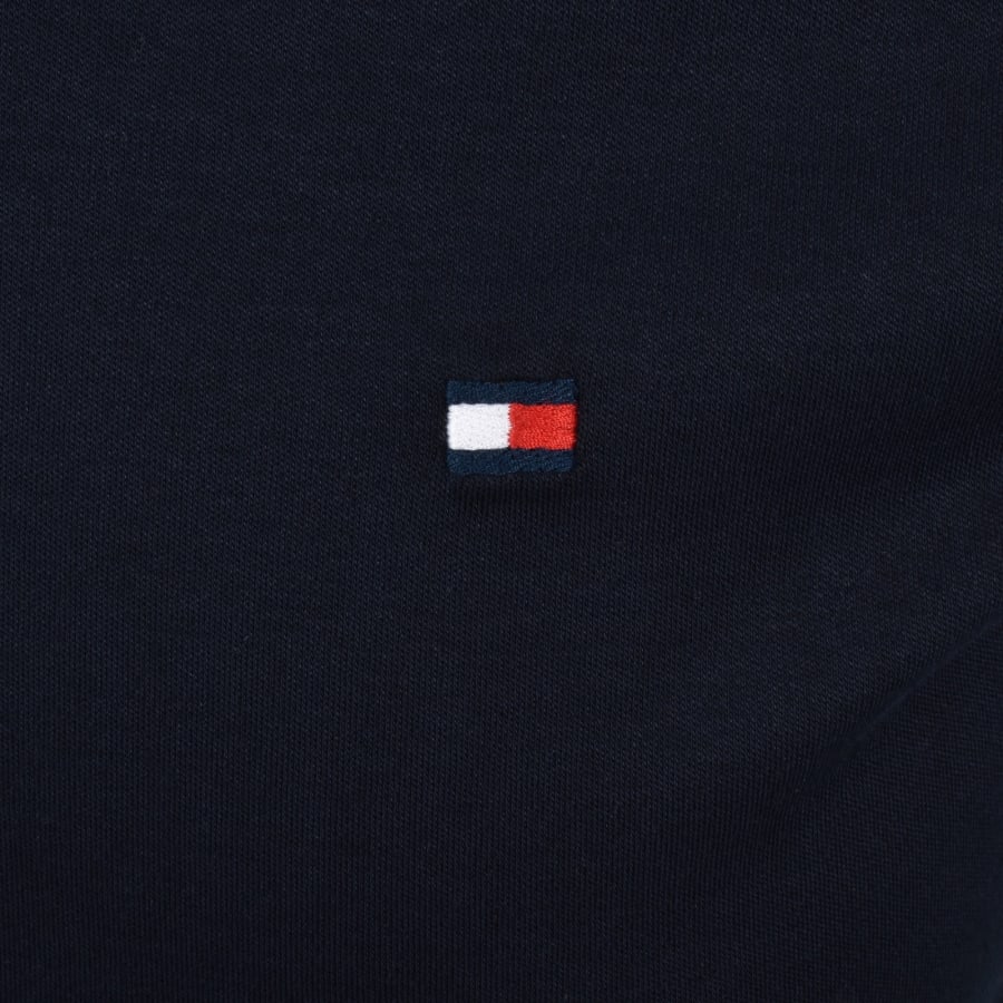 Image number 3 for Tommy Hilfiger Liquid Flag Cuff Polo Navy