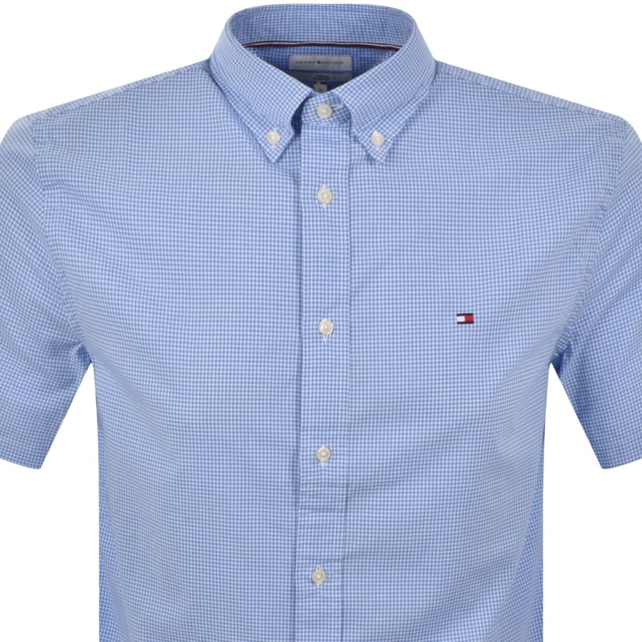 Image number 2 for Tommy Hilfiger Gingham Shirt Blue