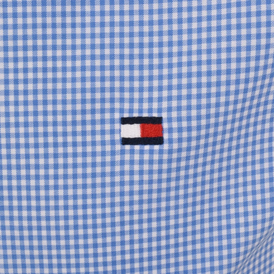 Image number 3 for Tommy Hilfiger Gingham Shirt Blue