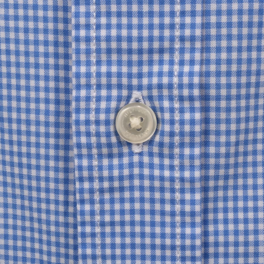 Image number 4 for Tommy Hilfiger Gingham Shirt Blue