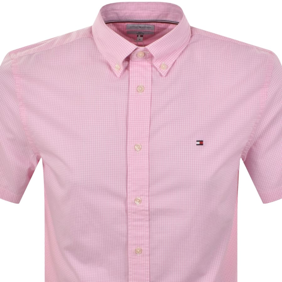 Image number 2 for Tommy Hilfiger Gingham Shirt Pink