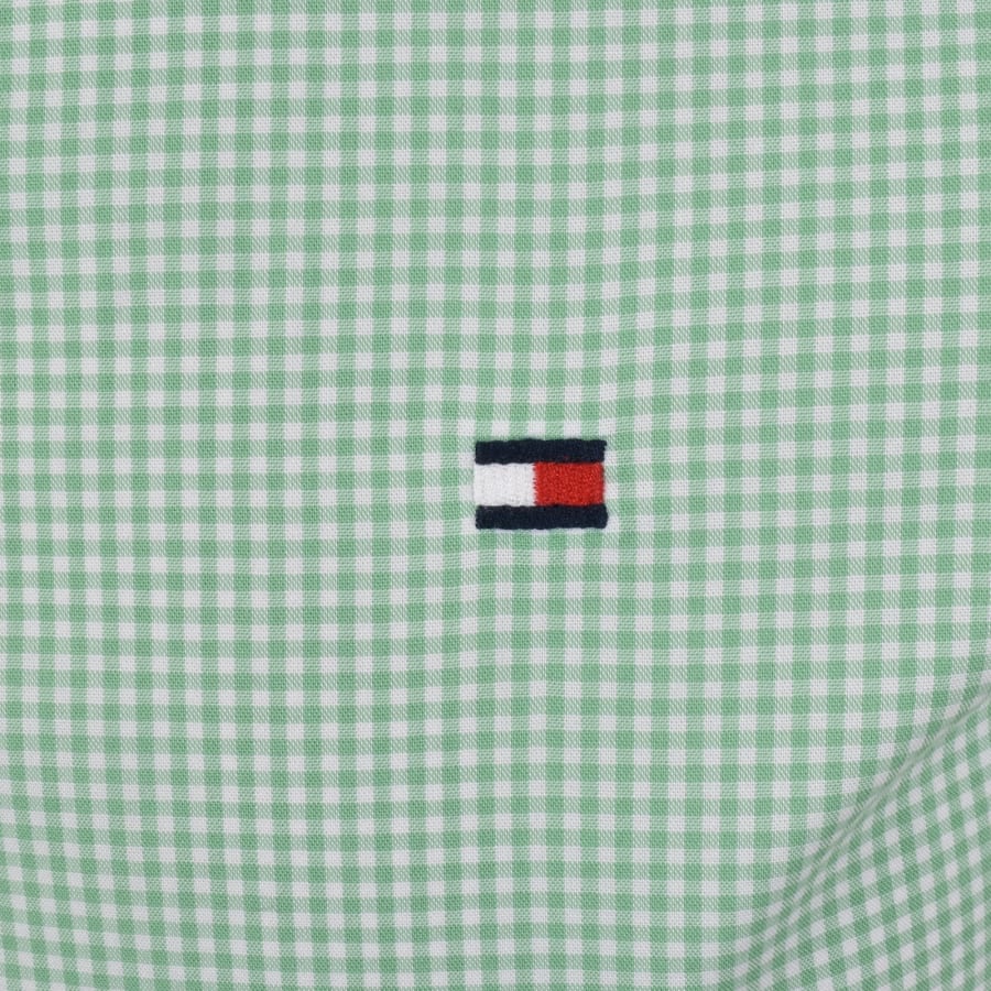 Image number 3 for Tommy Hilfiger Gingham Shirt Green