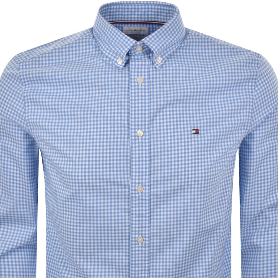 Image number 2 for Tommy Hilfiger Poplin Shirt Blue