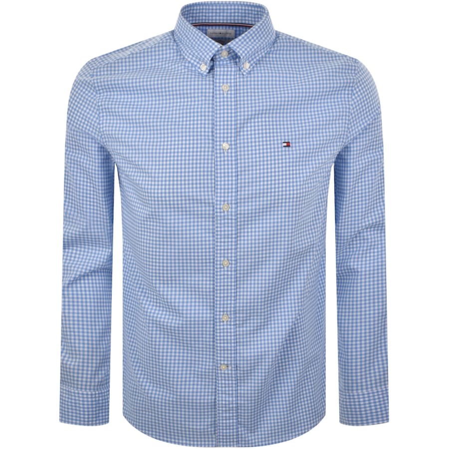 Image number 1 for Tommy Hilfiger Poplin Shirt Blue