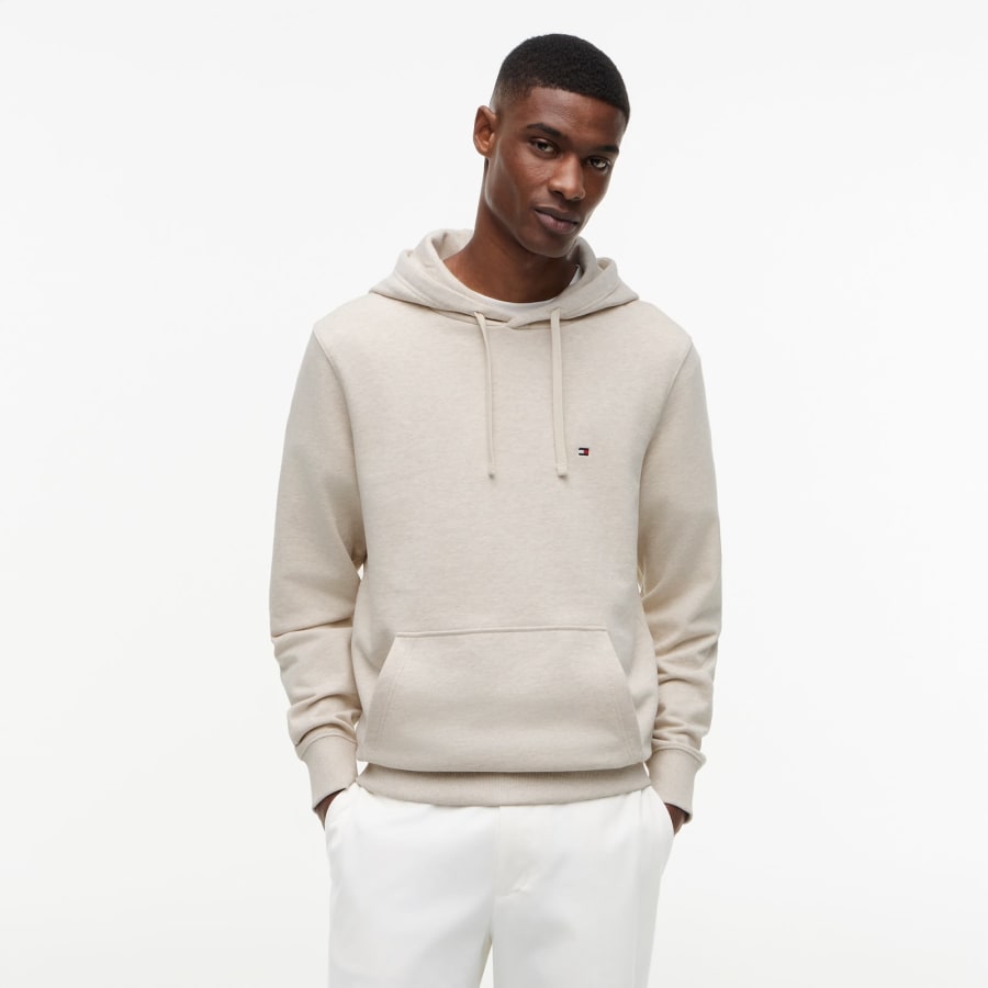 Image number 4 for Tommy Hilfiger Terry Hoodie Beige